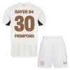 Maillot de Supporter Bayer 04 Leverkusen Jeremie Frimpong 30 Extérieur 2024-25 Pour Enfant